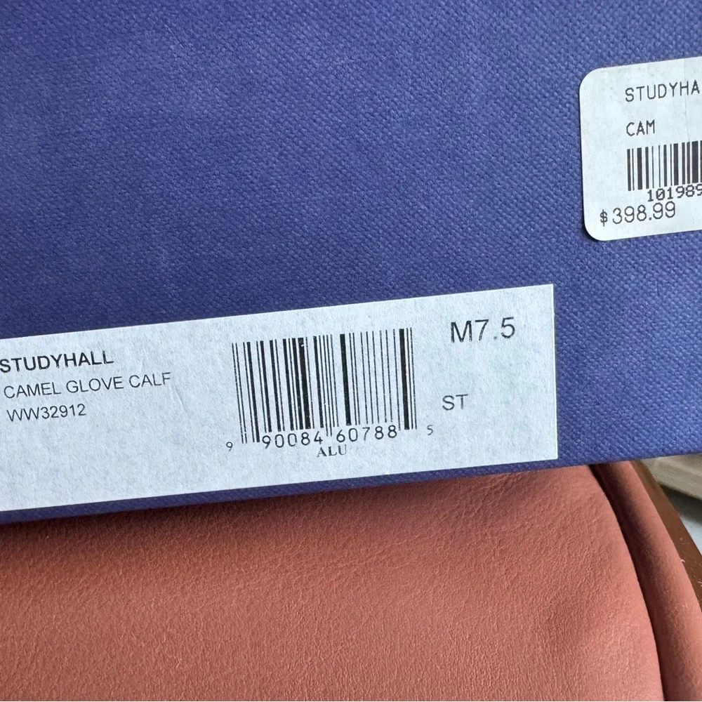 Studded Tan Heeled Sandals - Picture 3 of 6